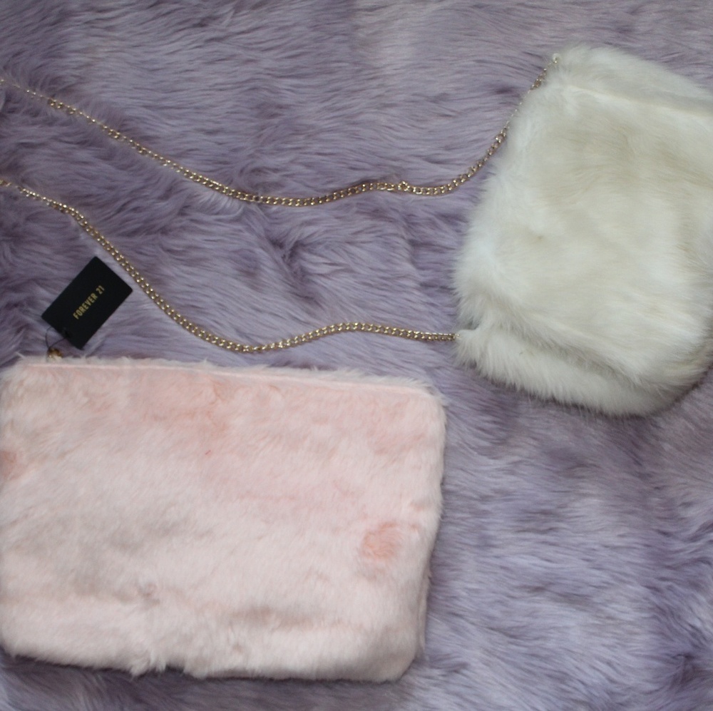 Faux fur bags
